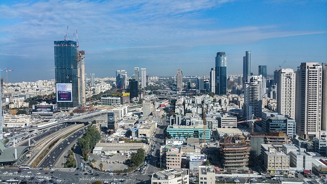 Lo skyline di Tel Aviv, uno dei luoghi principali per sapere cosa vedere in Israele