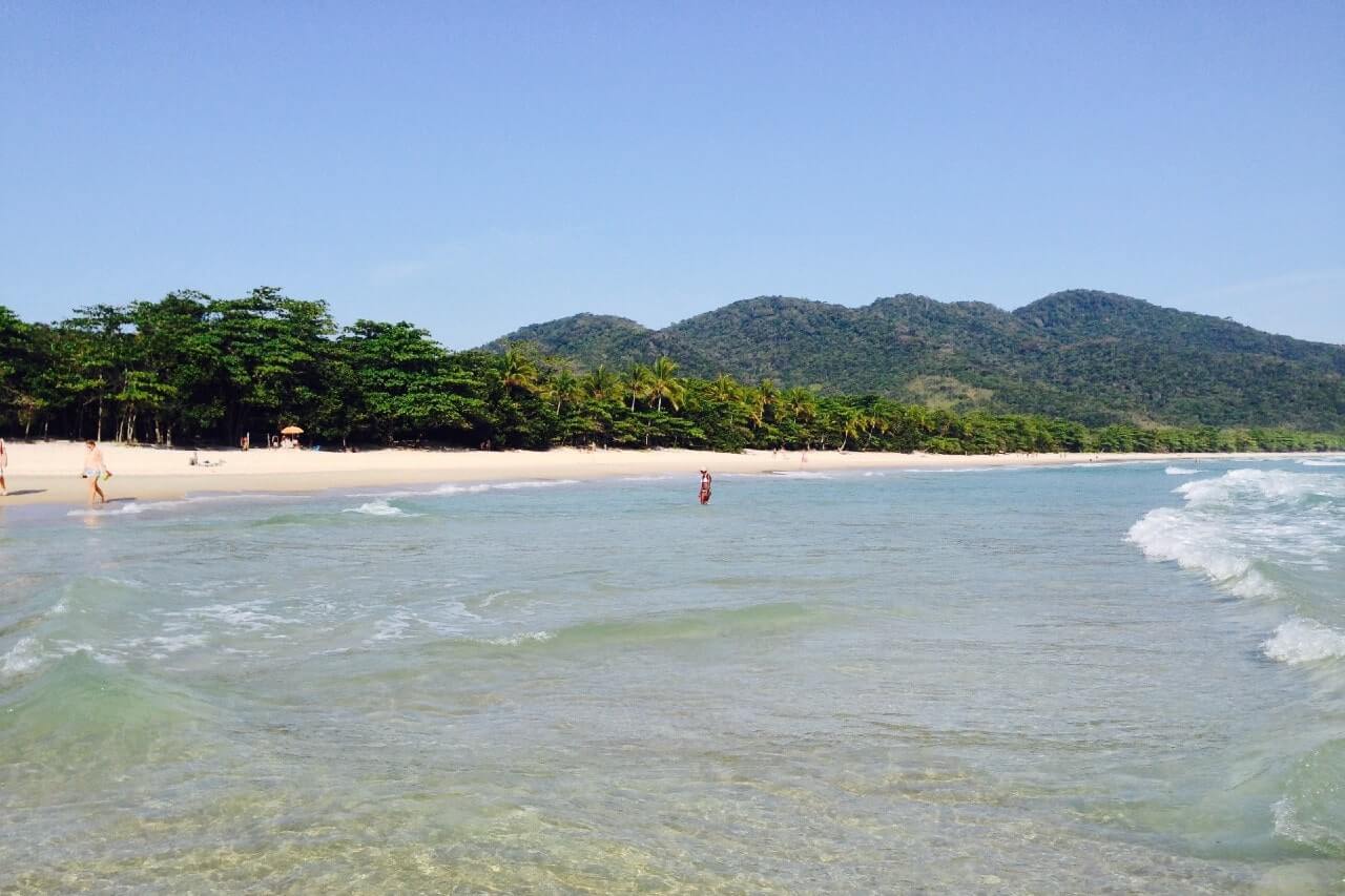 La spiaggia di Lopes Mendes, Ilha Grande, Brasile.