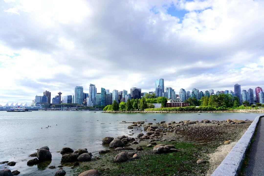 Quando andare a Vancouver? Un'immagine dello Skyline della città.