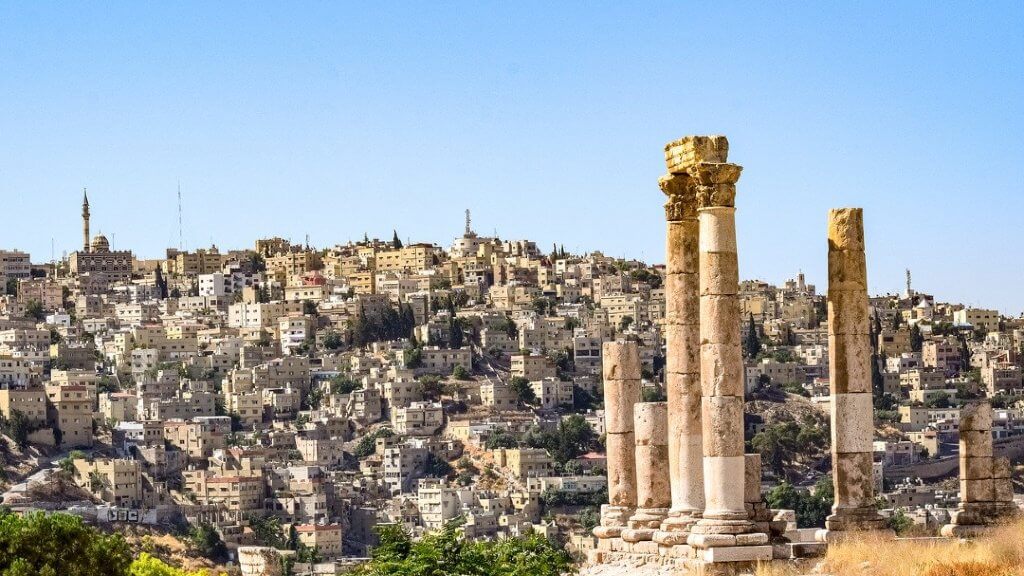 Tempio di Ercole, ad Amman, Capitale della Giordania.