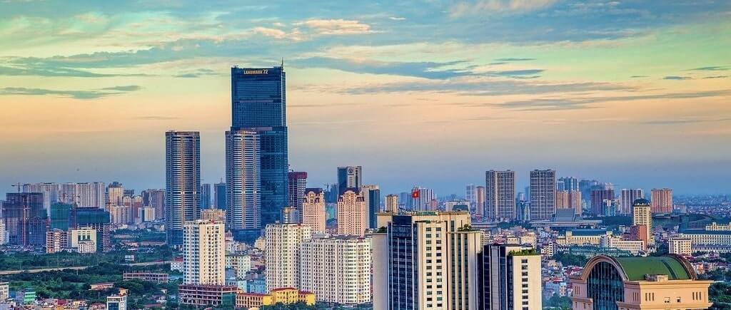 Skyline di Hanoi, Vietnam