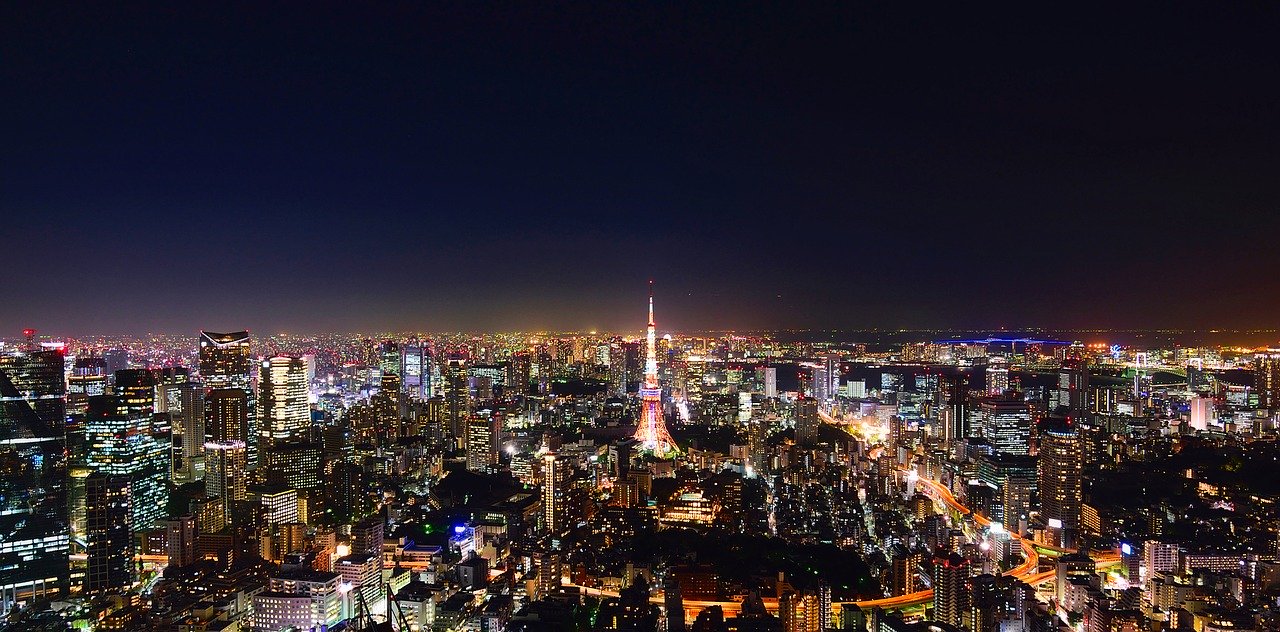 Una veduta dall'alto di Tokyo, una delle mete per sapere cosa vedere in Giappone