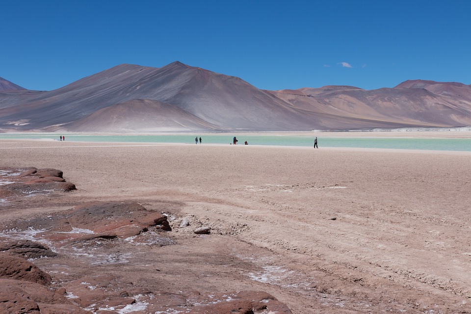 Vista di un territorio ad alta quota in Cile