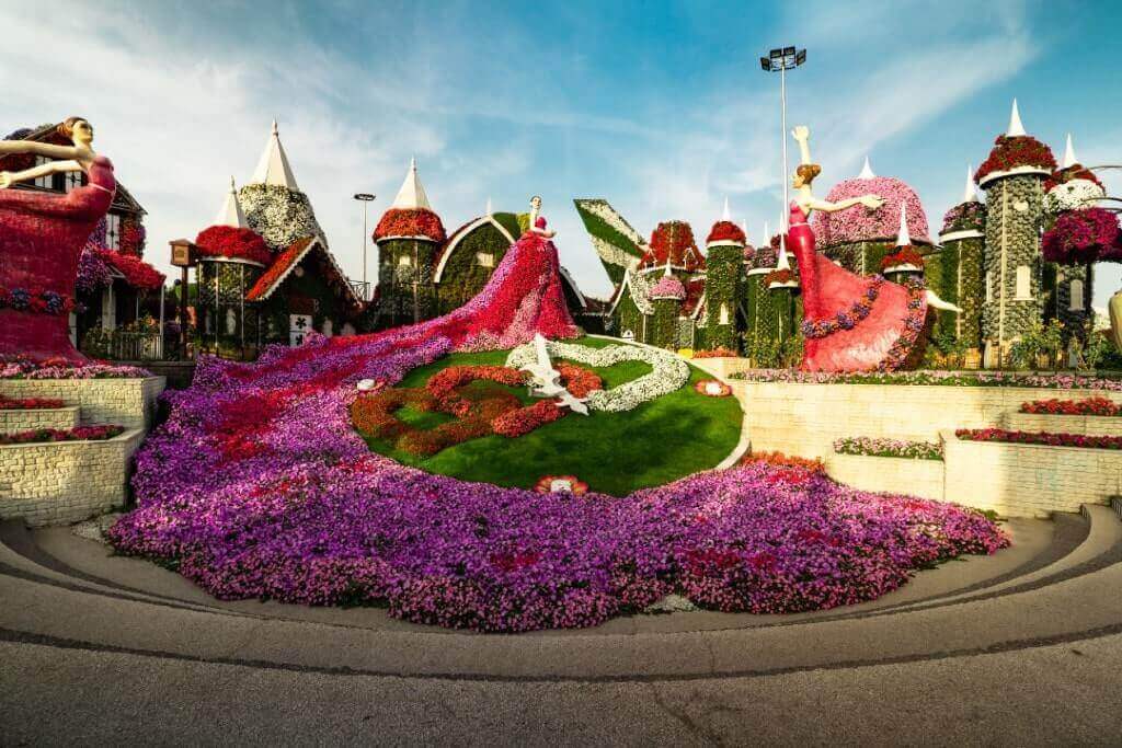 Foto del Miracle Garden di Dubai.