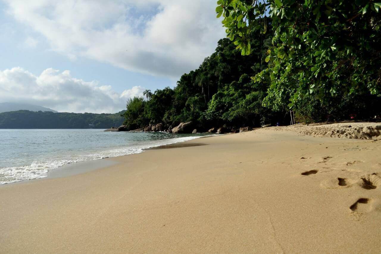 Una spiaggia dell'Ilha Grande, in Brasile.