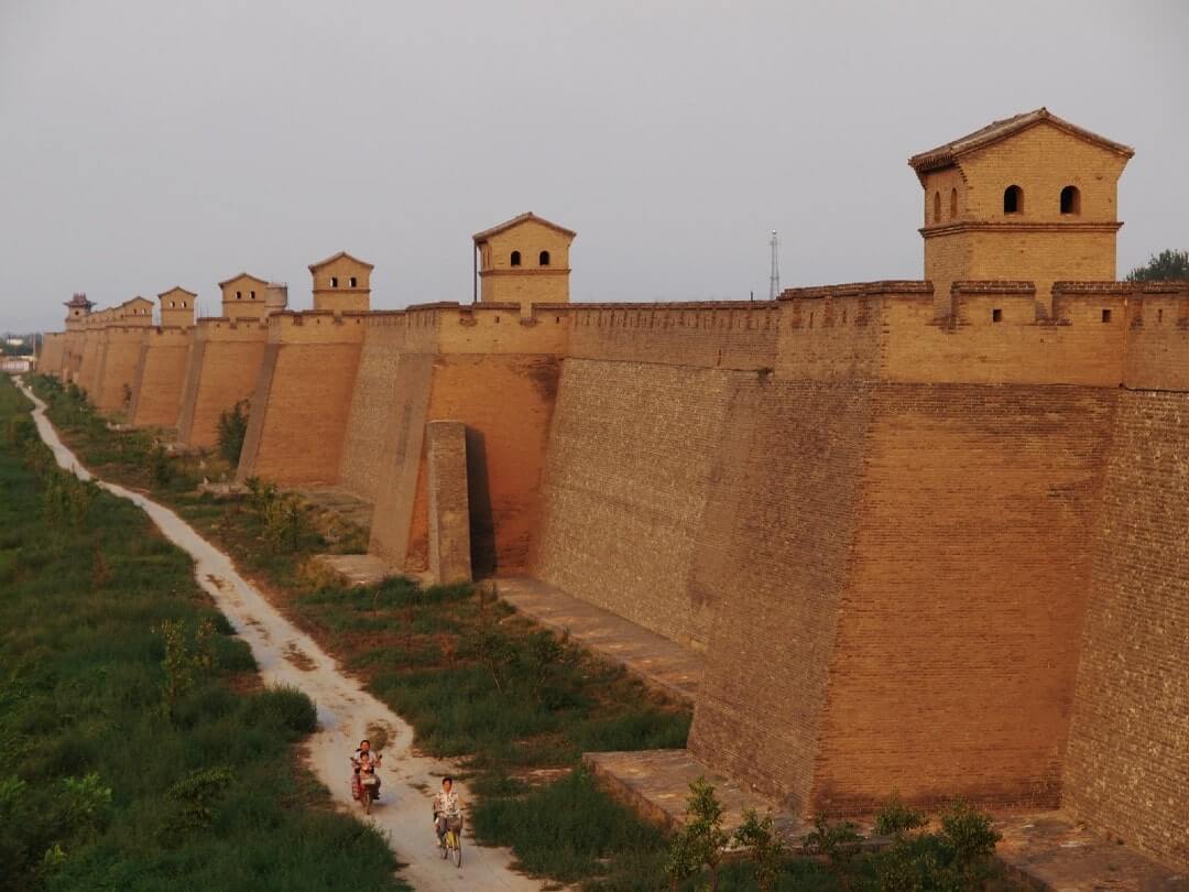 Le antiche mura di Pingyao.
