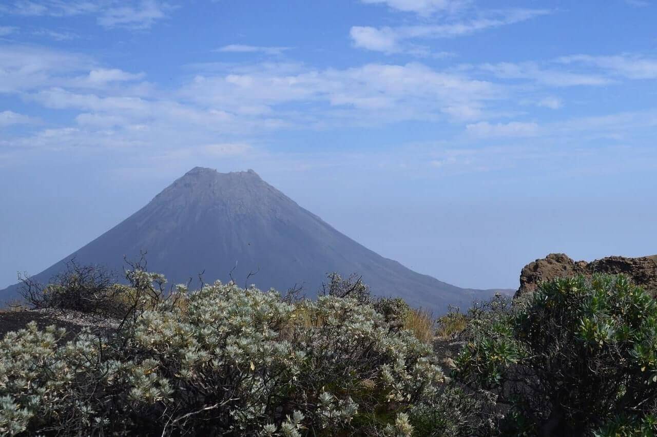 Il vulcano Pico sull'isola di Fogo.