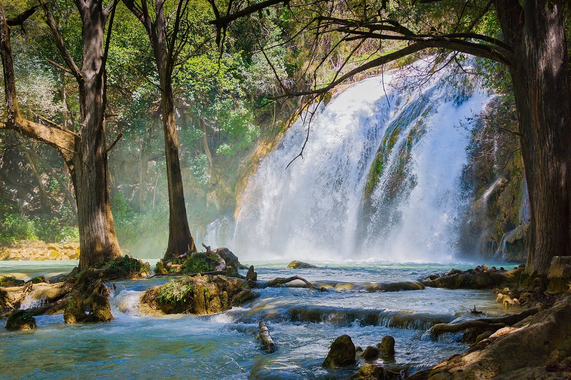 Le meravigliose cascate del Chiapas, solo una delle infinite attrazioni da godere con l'assicurazione viaggio Messico di Amerigo.it