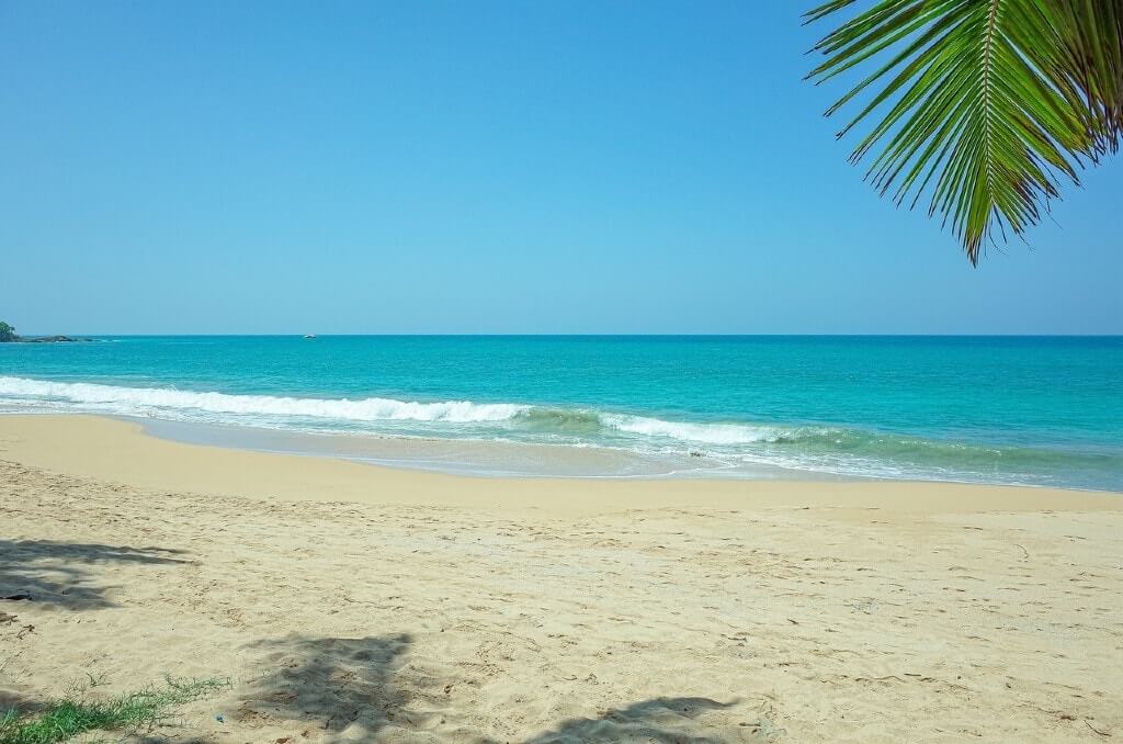 Spiaggia di Bentota, in Sri Lanka.