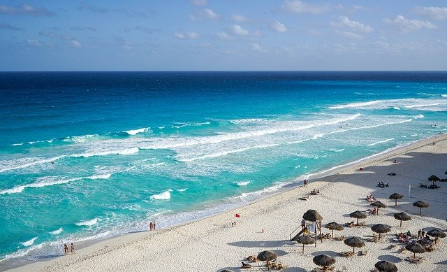 Le sabbie purissime di Cancun, tra le spiagge più belle del Messico