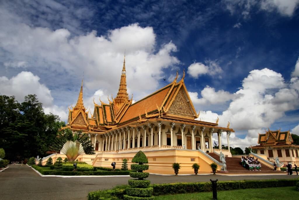 il Royal Palace di Phnom Penh, Capitale della Cambogia.